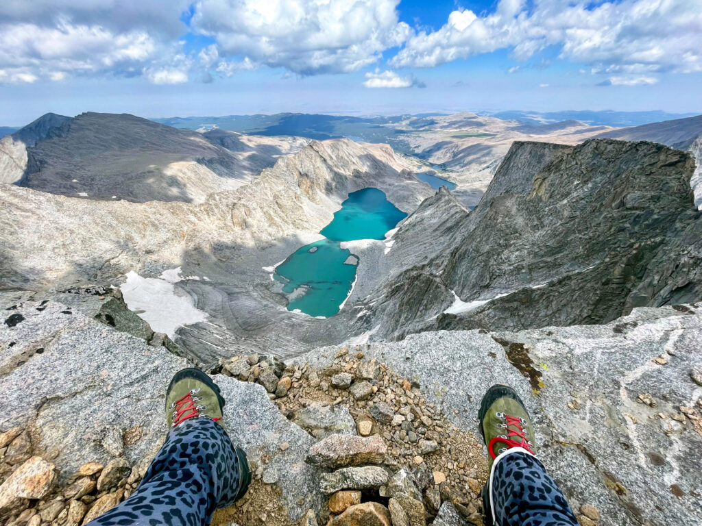 A Trail to the Top From Two Tents